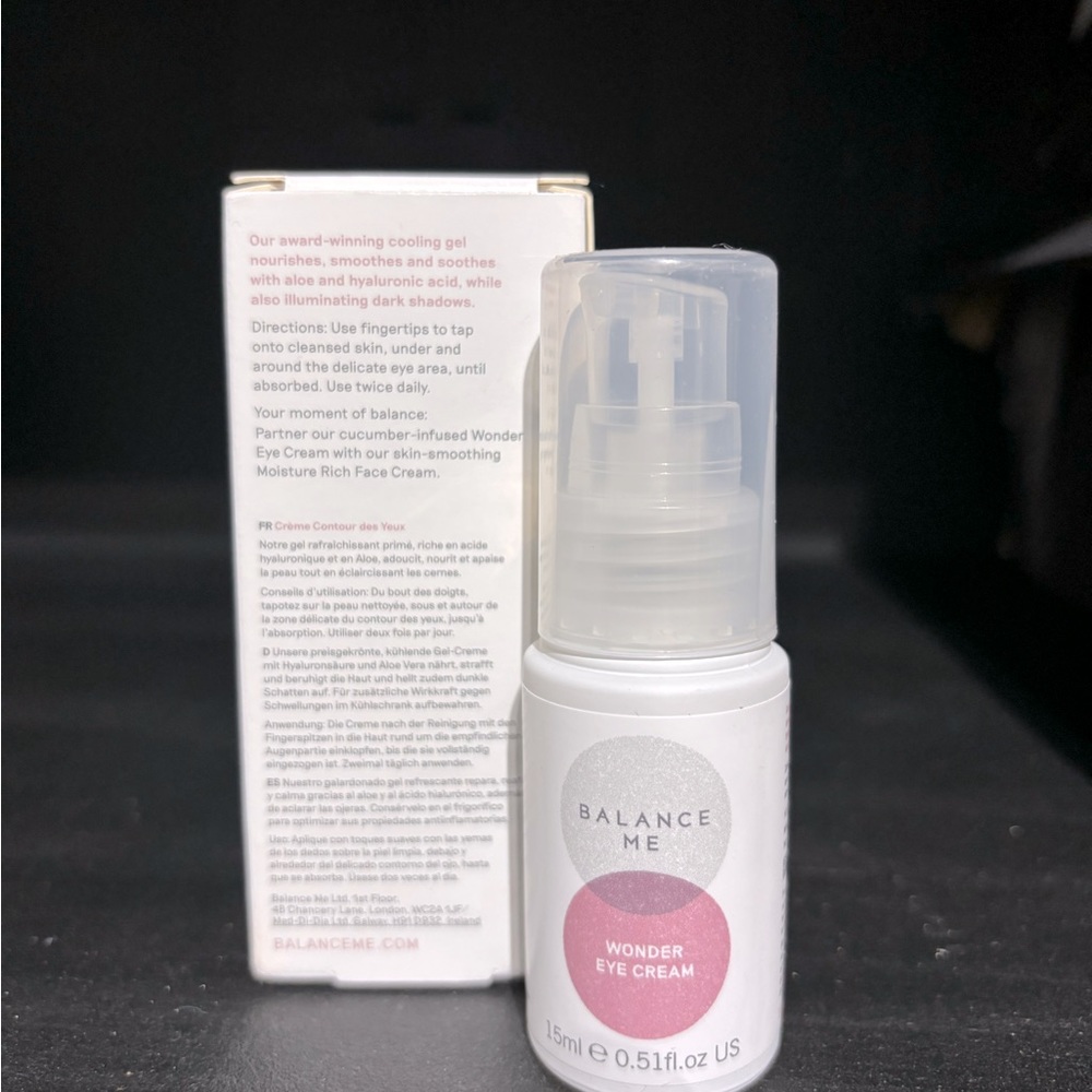 Balance Me Wonder Eye Cream 15 mL UNUSED